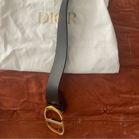 Christian Dior BLACK SMOOTH CALFSKIN, 35 MM belt - Picture 3 of 5
